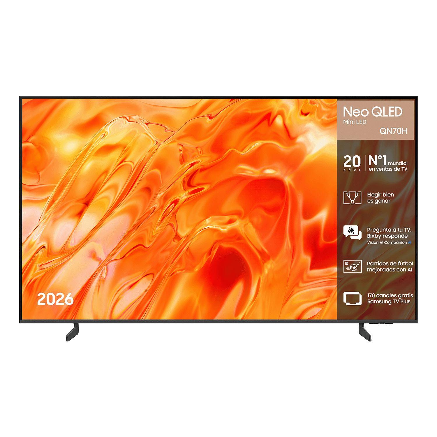 Televisão SAMSUNG TV TQ65QN70HAUXXC (65" - 4K Neo QLED - Preto)