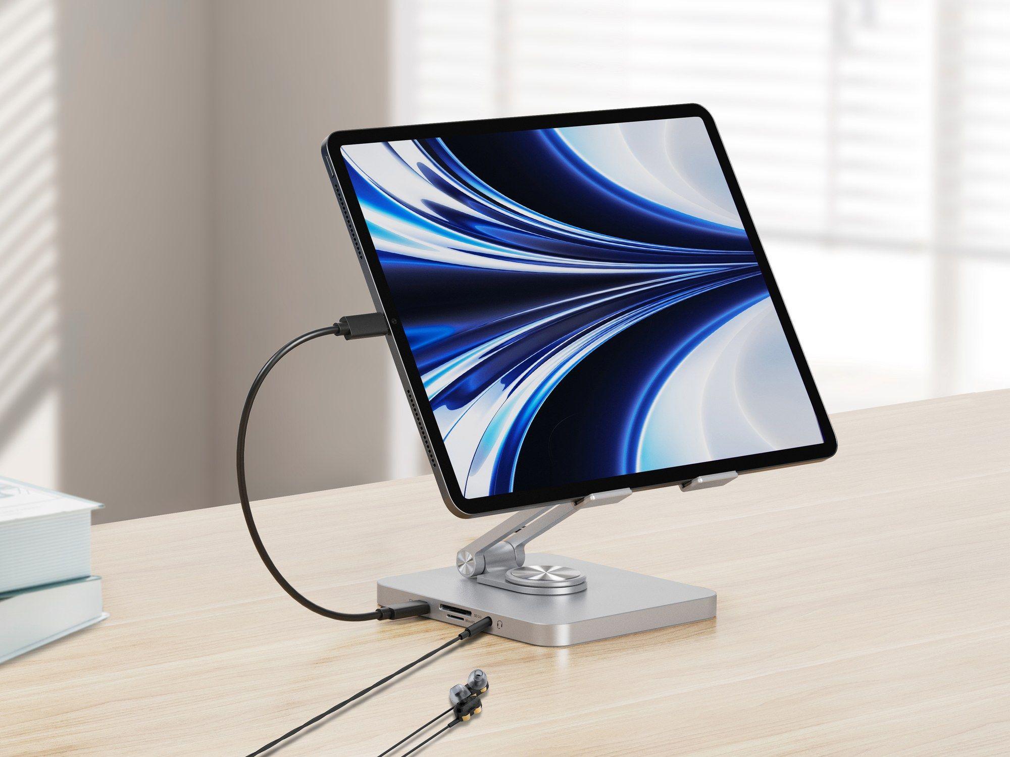 Docking Station CONCEPTRONIC DONN26G (Até 100 W - USB 3.2 Gen 1 - Prateado), miniatura 7