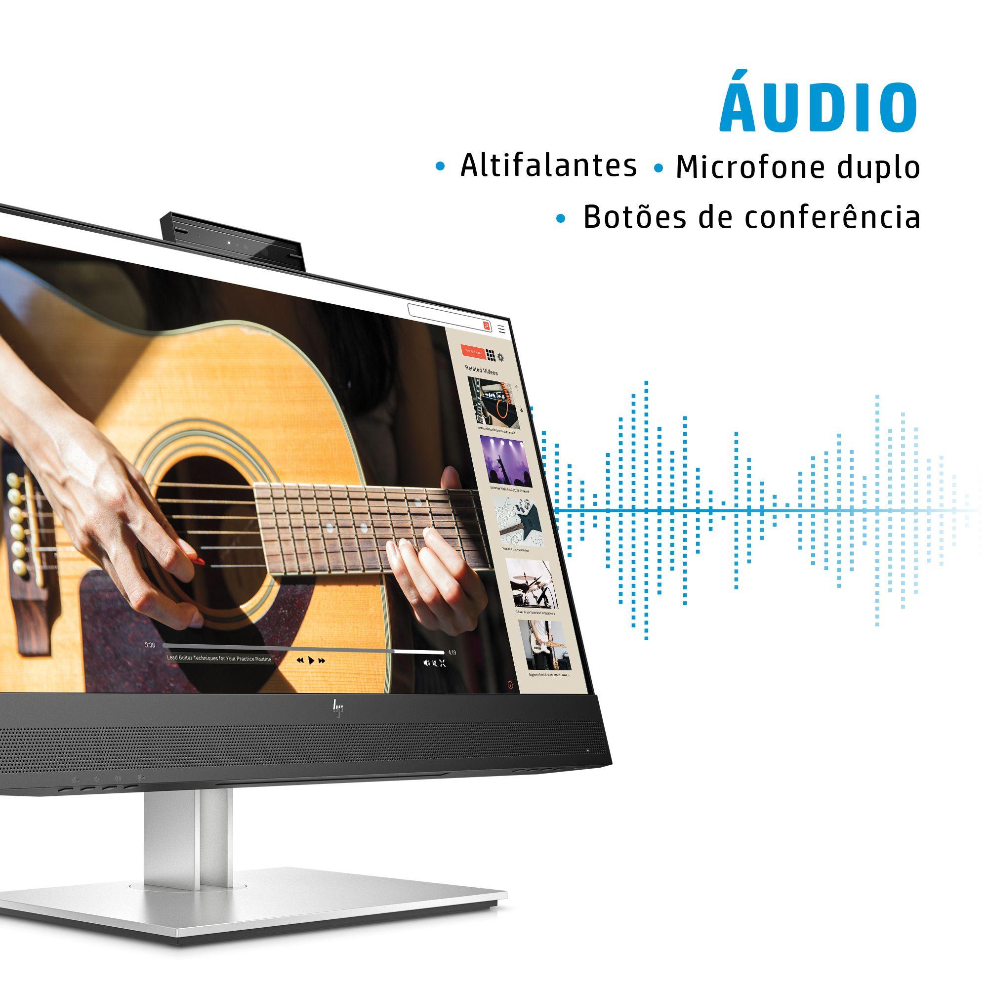 Monitor HP E24mv G4 (23,8" - IPS - 60 Hz - Preto) — miniatura 11