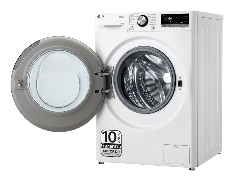 Máquina de Lavar e Secar Roupa Independente LG F4DR7011AGW (A - 11 kg - 6 kg - Branco), miniatura 8