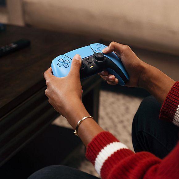 Comando SONY DualSense V2 (PlayStation - Sem fios - Preto e Azul) — miniatura 6