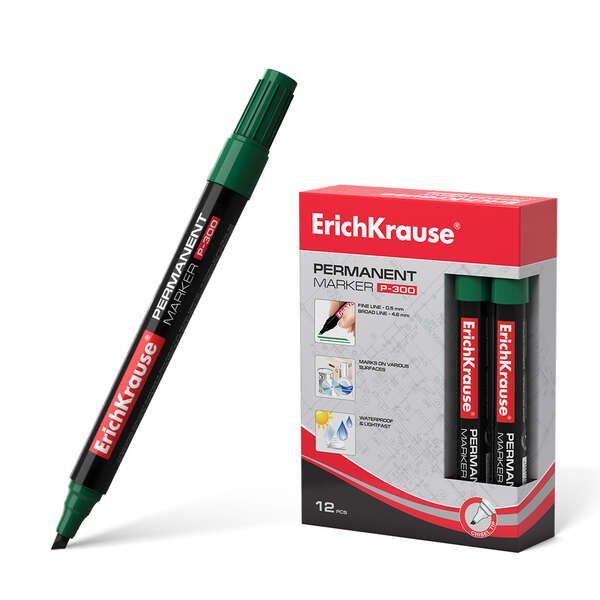 Marcador Permanente ERICHKRAUSE P-300 (Verde), imagem 1