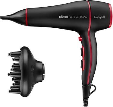 Secador de Cabelo UFESA Airsonic 60306077 (Preto)