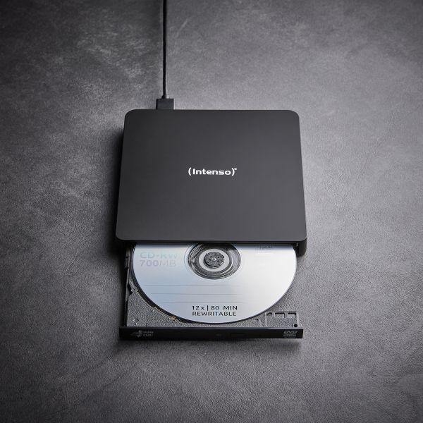 Gravador Externo CD/DVD INTENSO 400D (Preto) — miniatura 3