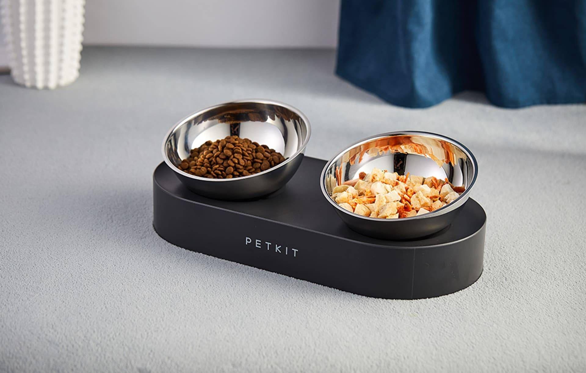 Comedouro PETKIT Fresh Nano Metal (2 Taças - 0,48 L por taça - Cinzento Metálico), miniatura 4