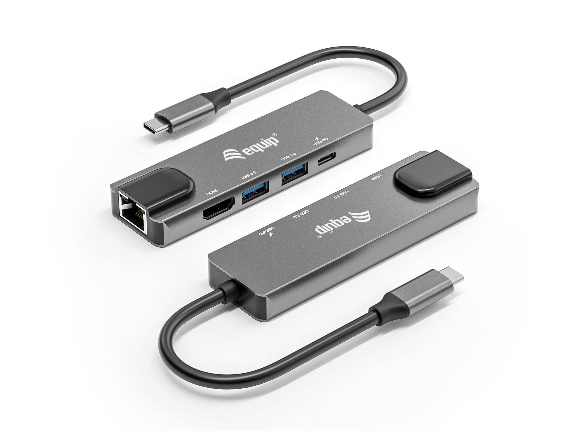 Hub USB-C EQUIP 133489 (0,25 m - Thunderbolt 3 e Thunderbolt 4 - Cinzento) — miniatura 5