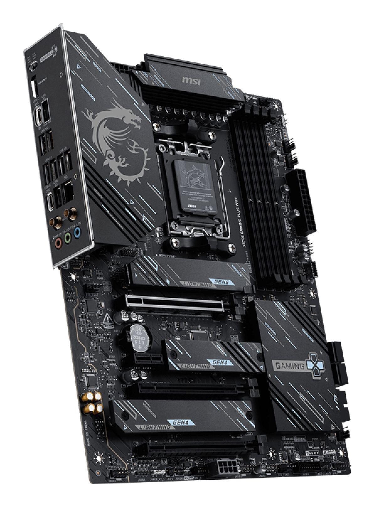 Motherboard MSI MPG X870E GAMING PLUS WIFI (AM5 - ATX - Duplo canal - Preto), miniatura 4