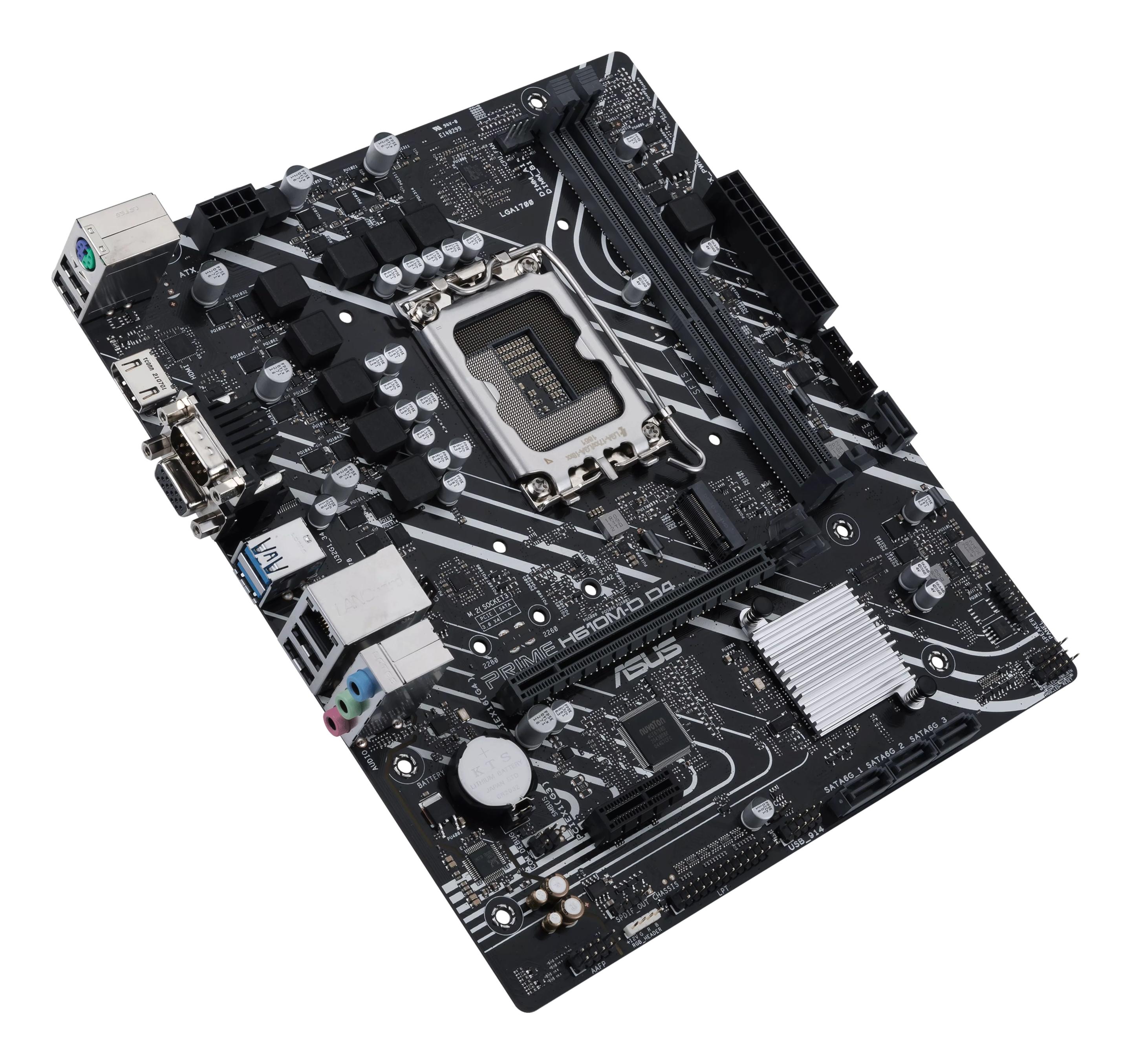 Motherboard ASUS PRIME H610M-D D4 (LGA 1700 - micro ATX - Duplo canal) — miniatura 5