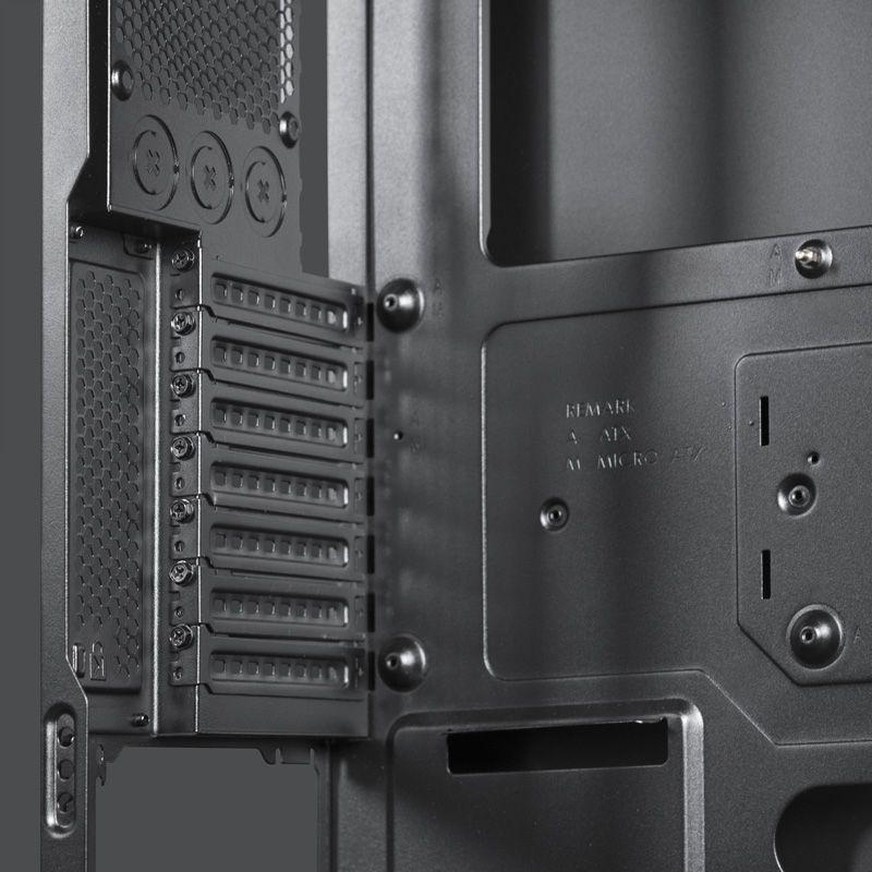 Caixa para Estação de Trabalho CHIEFTEC CW-01B-OP (ATX, Micro ATX, Mini-ITX - Tower - SPCC - Preto) — miniatura 6