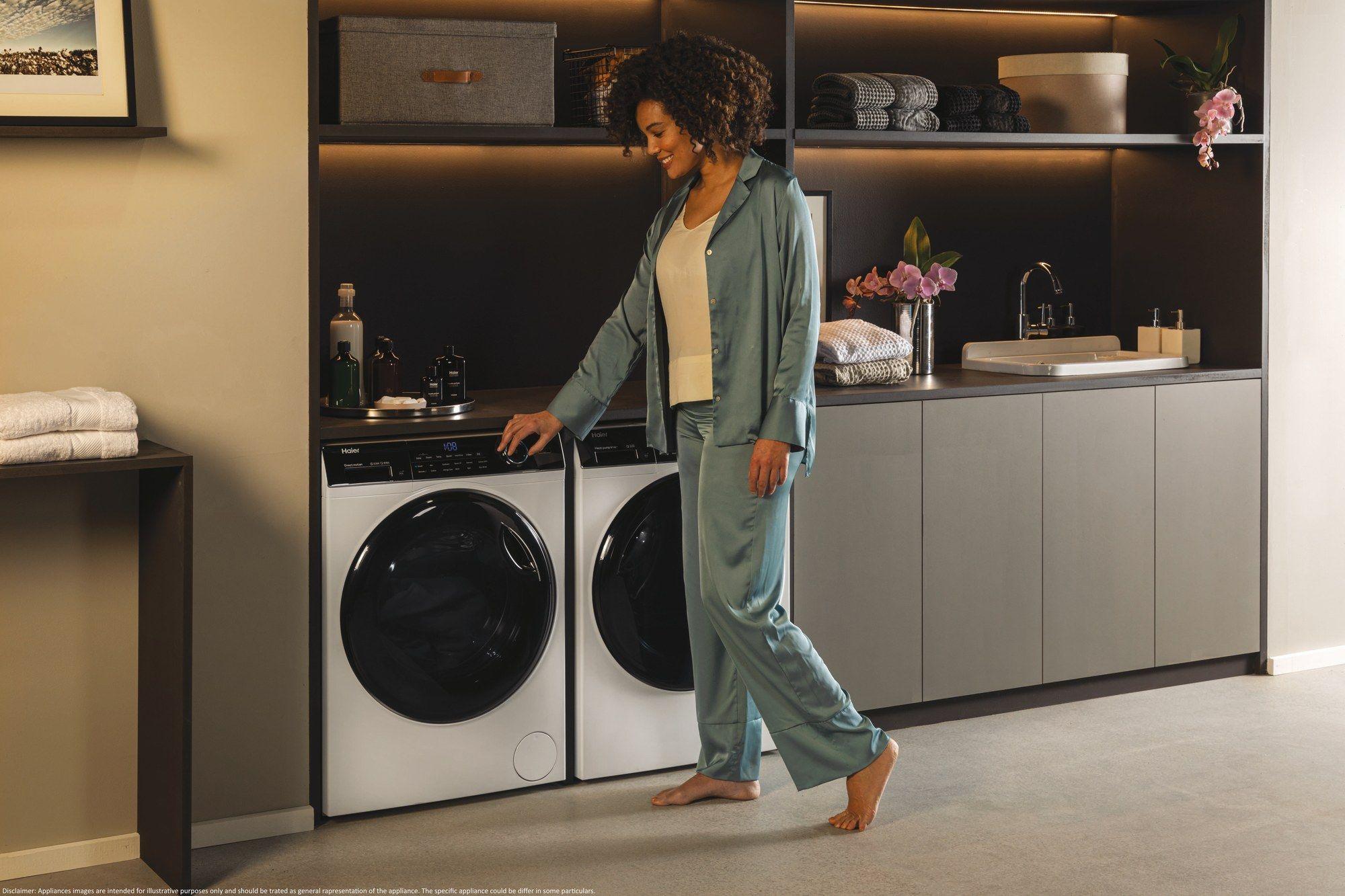 Máquina de Lavar Roupa Independente HAIER HW100B14959NEUIB (1400 RPM - B - A - Branco) — miniatura 12