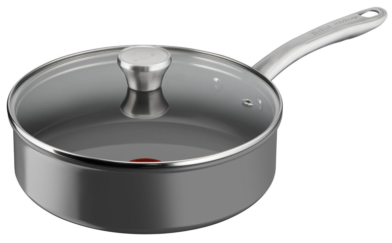 Frigideira TEFAL Renew+ C4243253 (Altura 7,1 cm - Cinzento)