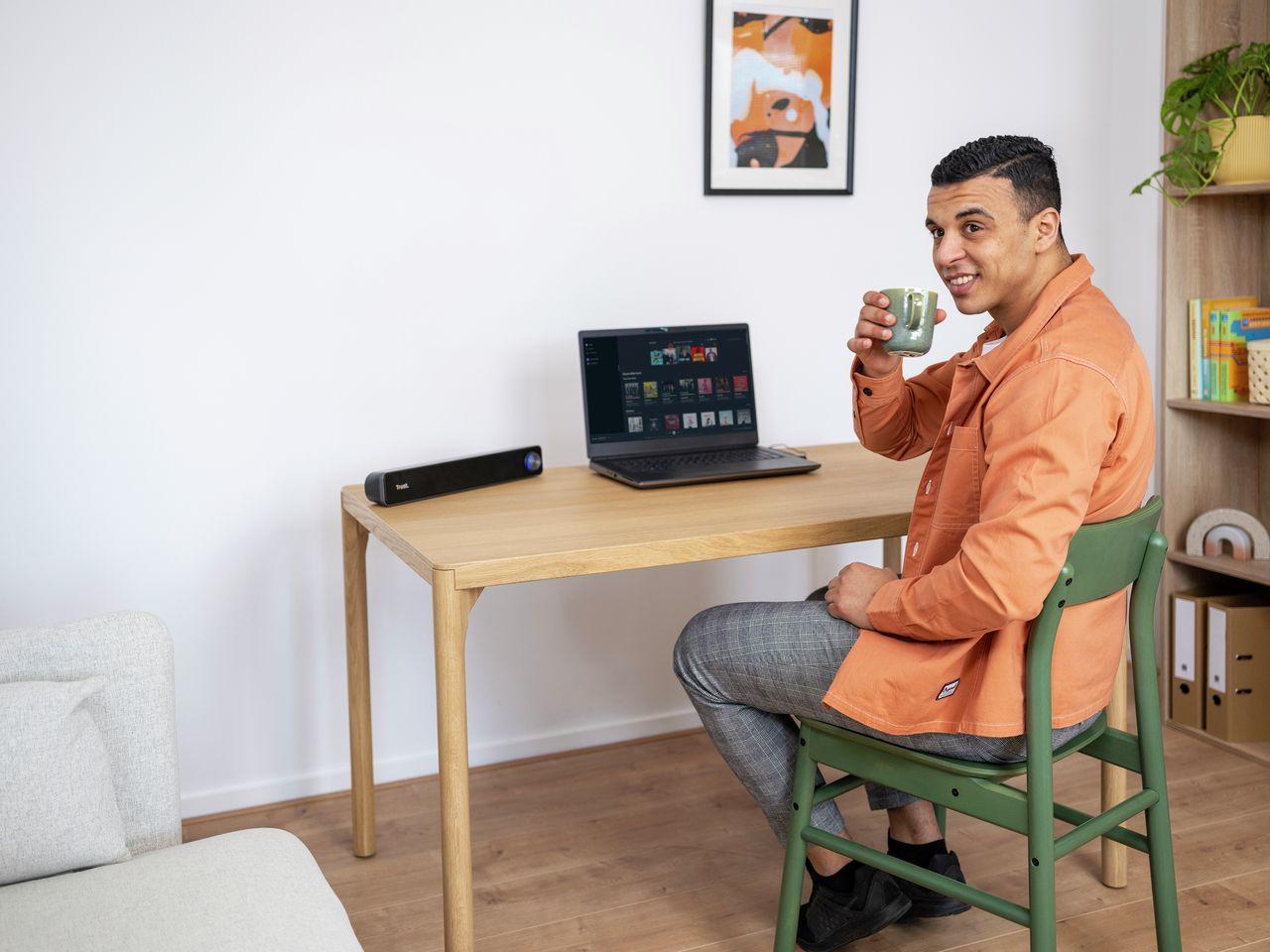 Barra de Som TRUST Arys 22946 (Com fios - 6 W - 2.0 canais - Preto), miniatura 5