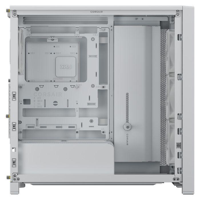 Caixa PC CORSAIR FRAME 4000D RS Wood (Midi Tower - Aço, Madeira, Plástico - 17 cm - Branco/Carvalho) — miniatura 2