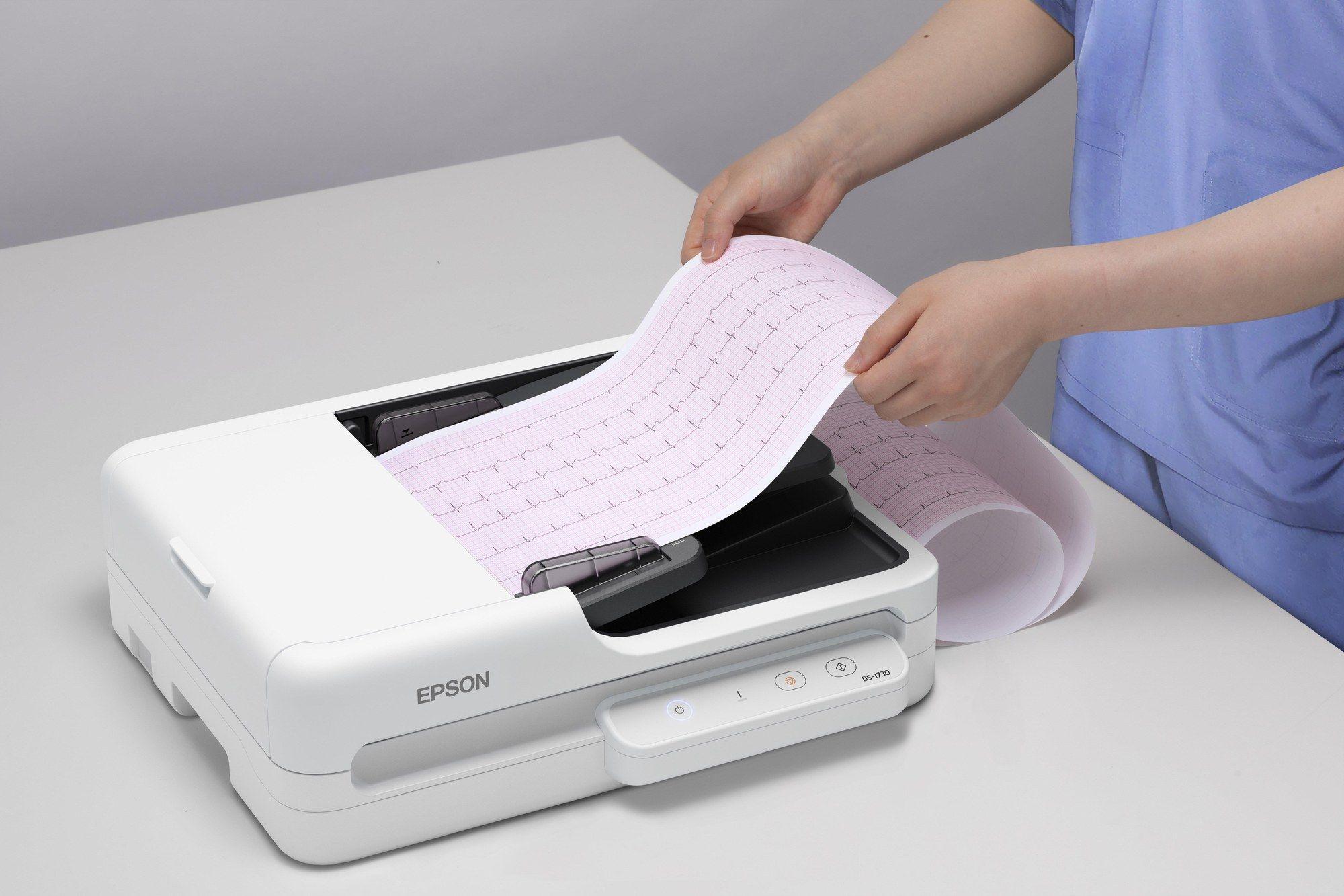 Scanner de Mesa EPSON WorkForce DS-1730 (USB 2.0 - Preto e Branco) — miniatura 4