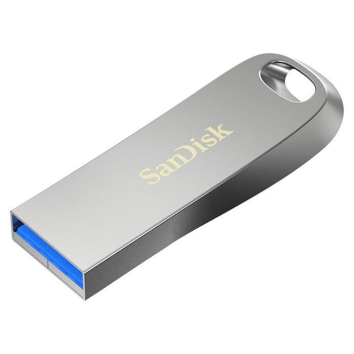 Pen USB SANDISK Ultra Luxe SDCZ74-064G-G46 (USB 3.2 Gen 1 - Sem tampa - Até 150 MB/s - Prateado) — miniatura 2
