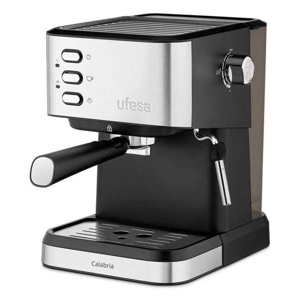 Máquina de Café Expresso UFESA Calabria (Café moído - 1050 W - 20 bar - Preto e Aço Inoxidável), miniatura 3