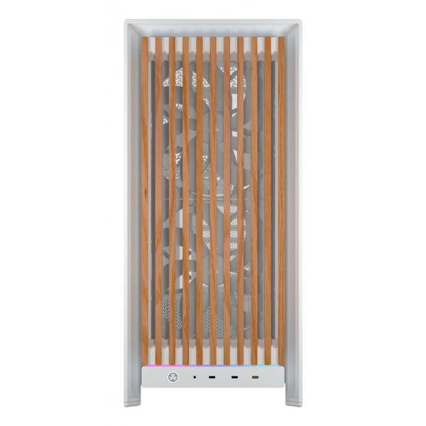 Caixa PC CORSAIR FRAME 5000D WOOD RS (ATX, EATX, micro ATX, Mini-ITX - Mid-tower - Plástico, Aço, Vidro temperado - Branco/Carvalho) — miniatura 2