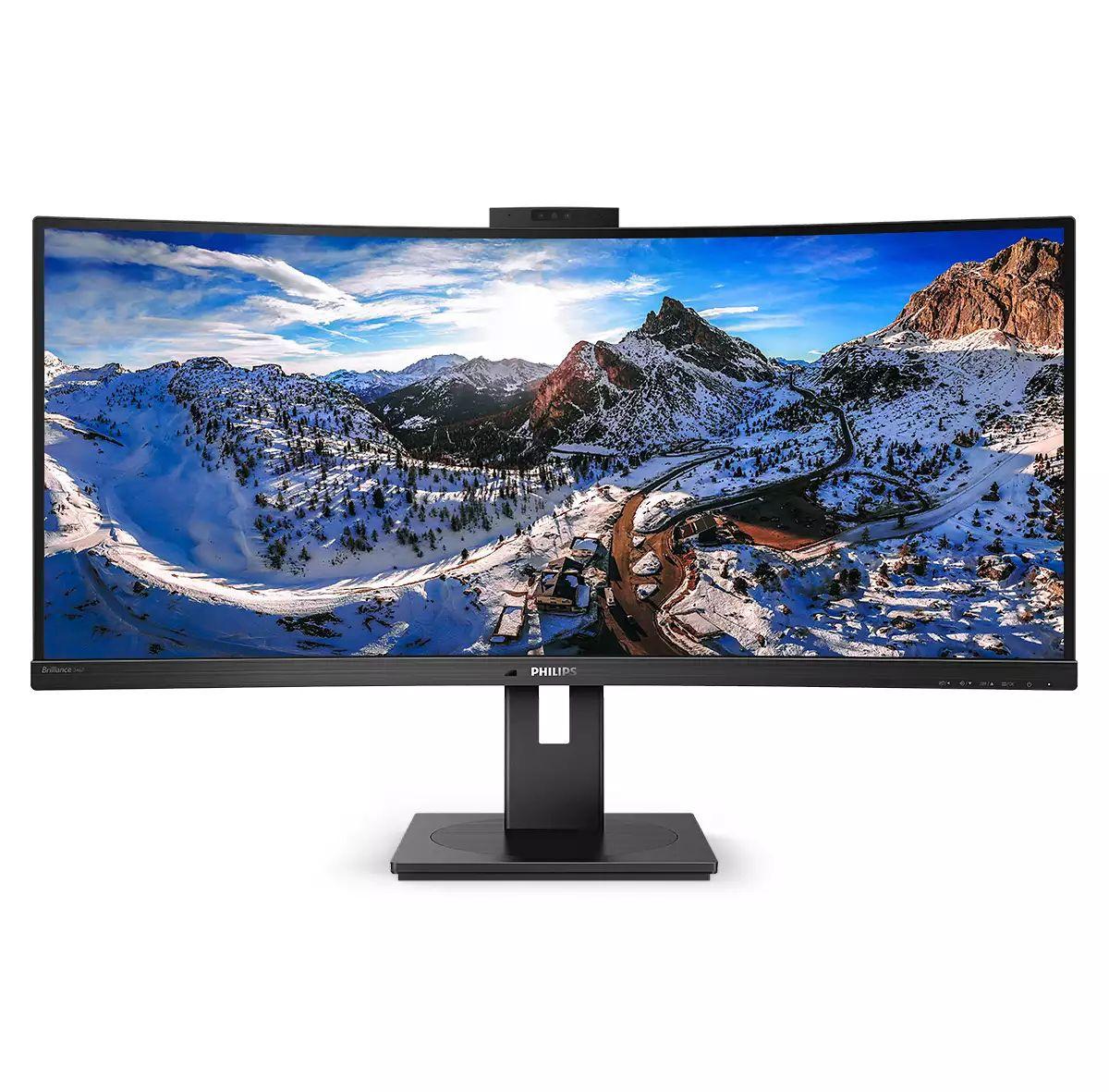 Monitor PHILIPS 346P1CRH/00 (34" - VA - 100 Hz - Preto)