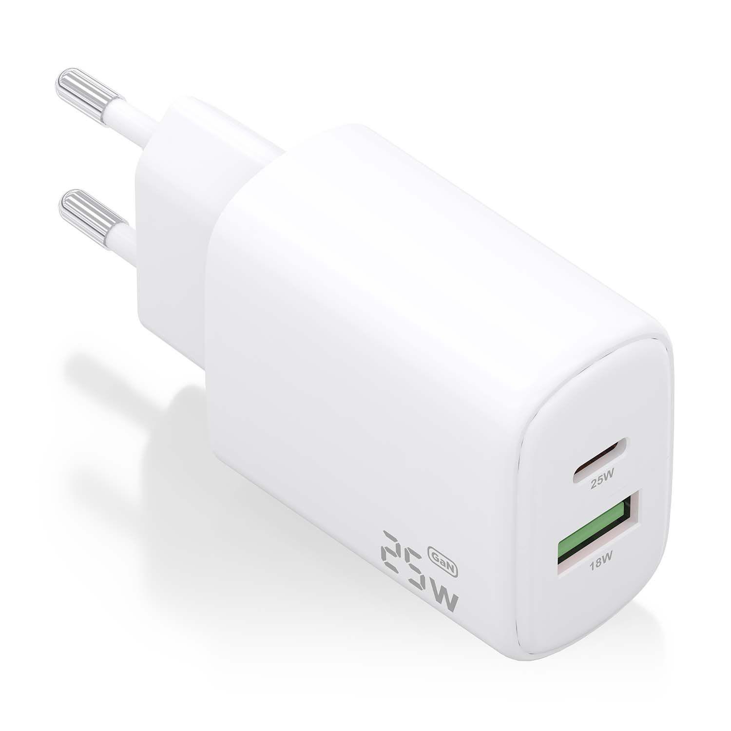 Carregador de Parede AISENS A110-0911 (25 W - Branco)