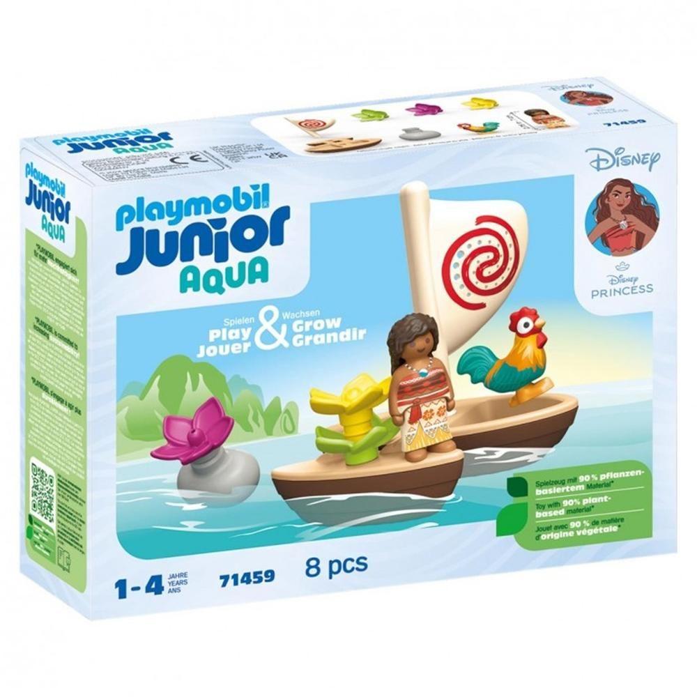 Catamarã PLAYMOBIL 71459 1.2.3 & Disney Vaiana (1 ano - Multicor)