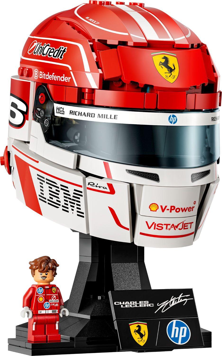 LEGO 43014 Editions Capacete Scuderia Ferrari HP de Charles Leclerc (14+ anos - 886 peças)
