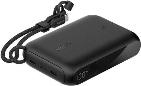 Bateria Externa BELKIN BPB027HQBK (10000 mAh - USB-C - Até 43 horas para iPhone 16 - Preto)
