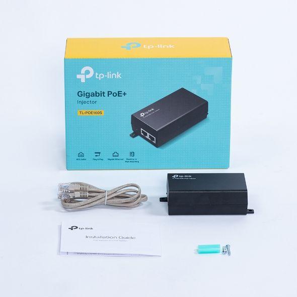 Injetor PoE TP-LINK TL-POE160S (Gigabit Ethernet - 1 unidade - 10, 100, 1000 Mbit/s - Preto), miniatura 3