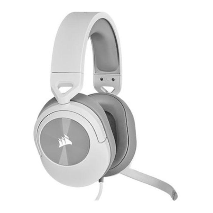Headset Gaming CORSAIR HS55 Stereo (Binaural - Com fios - Circum-aural - Branco) — miniatura 4