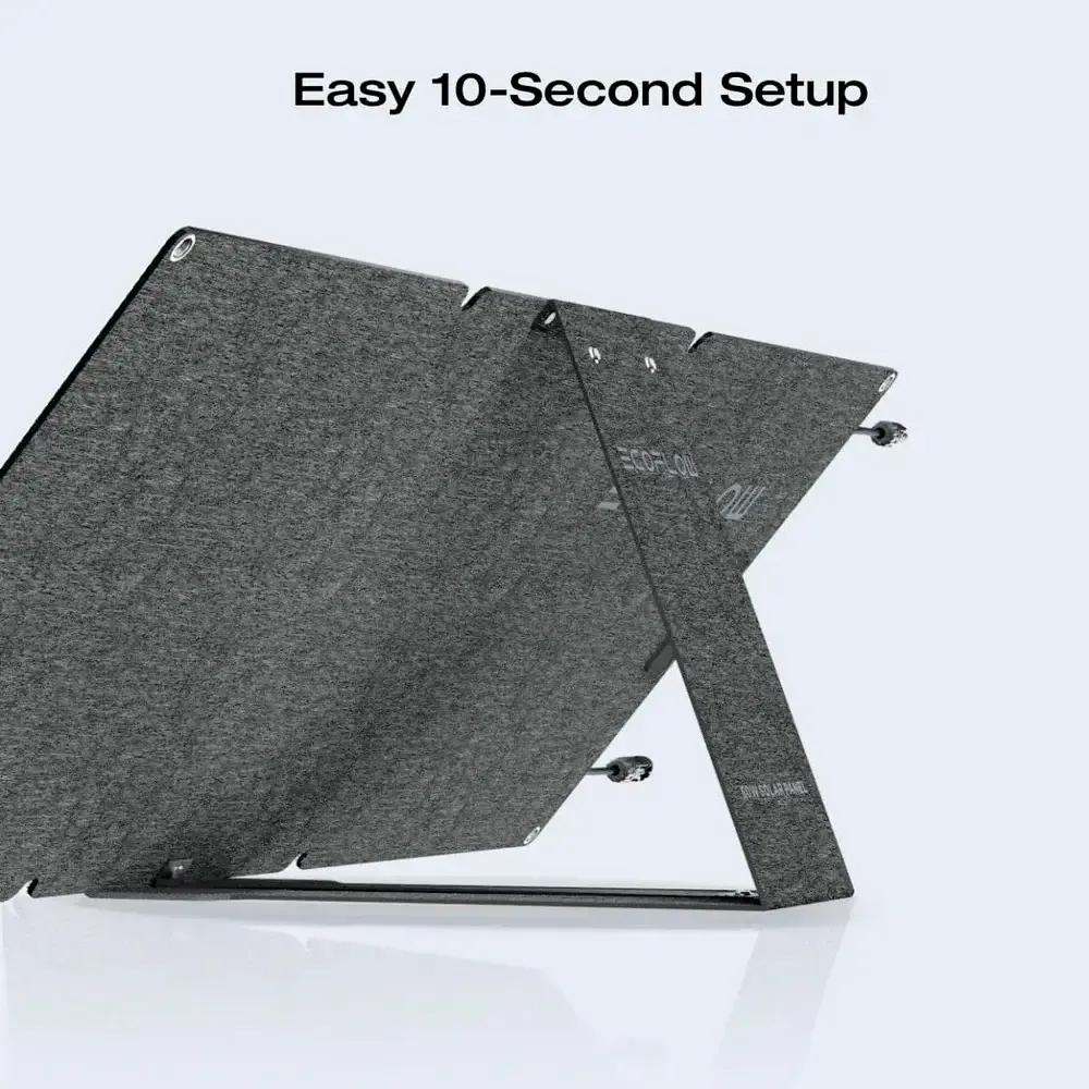 Painel Solar ECOFLOW EFSOLAR60-TYPE-C (Preto) — miniatura 3