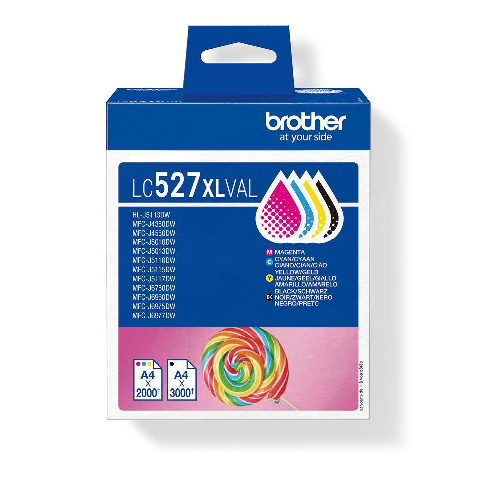 Tinteiro BROTHER LC527XLVAL (3000 páginas - Multicor)