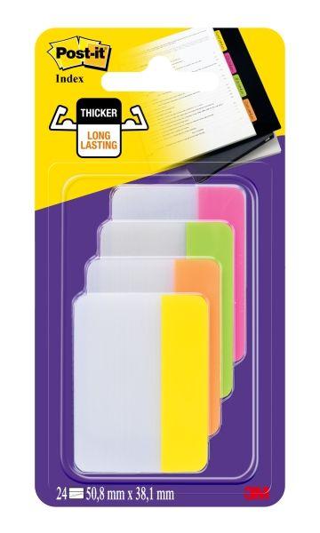 Separadores de Ficheiro POST-IT (50,8 x 38 mm - Cores Sortidas)