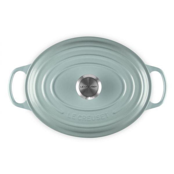 Caçarola Oval LE CREUSET Signature (Ferro fundido - 29 cm - Azul), miniatura 4