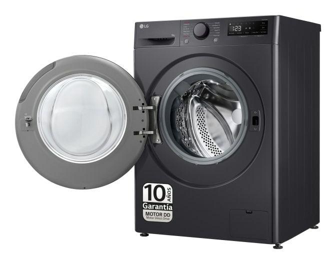 Máquina de Lavar Roupa Independente LG F4WR5009A6M (1360 RPM - A - 50 l - Preto)