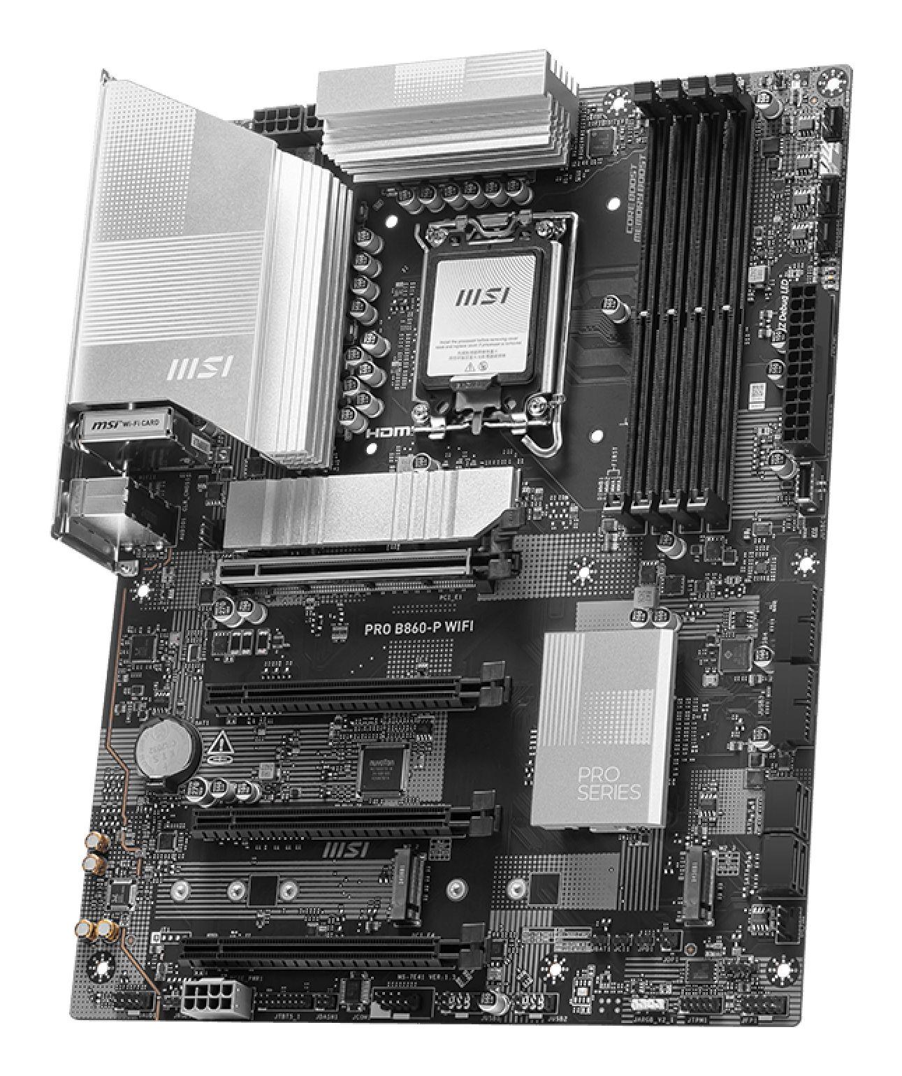 Motherboard MSI PRO B860-P WIFI (LGA 1851 (Socket V1) - Intel Core Ultra - ATX - Preto), miniatura 4