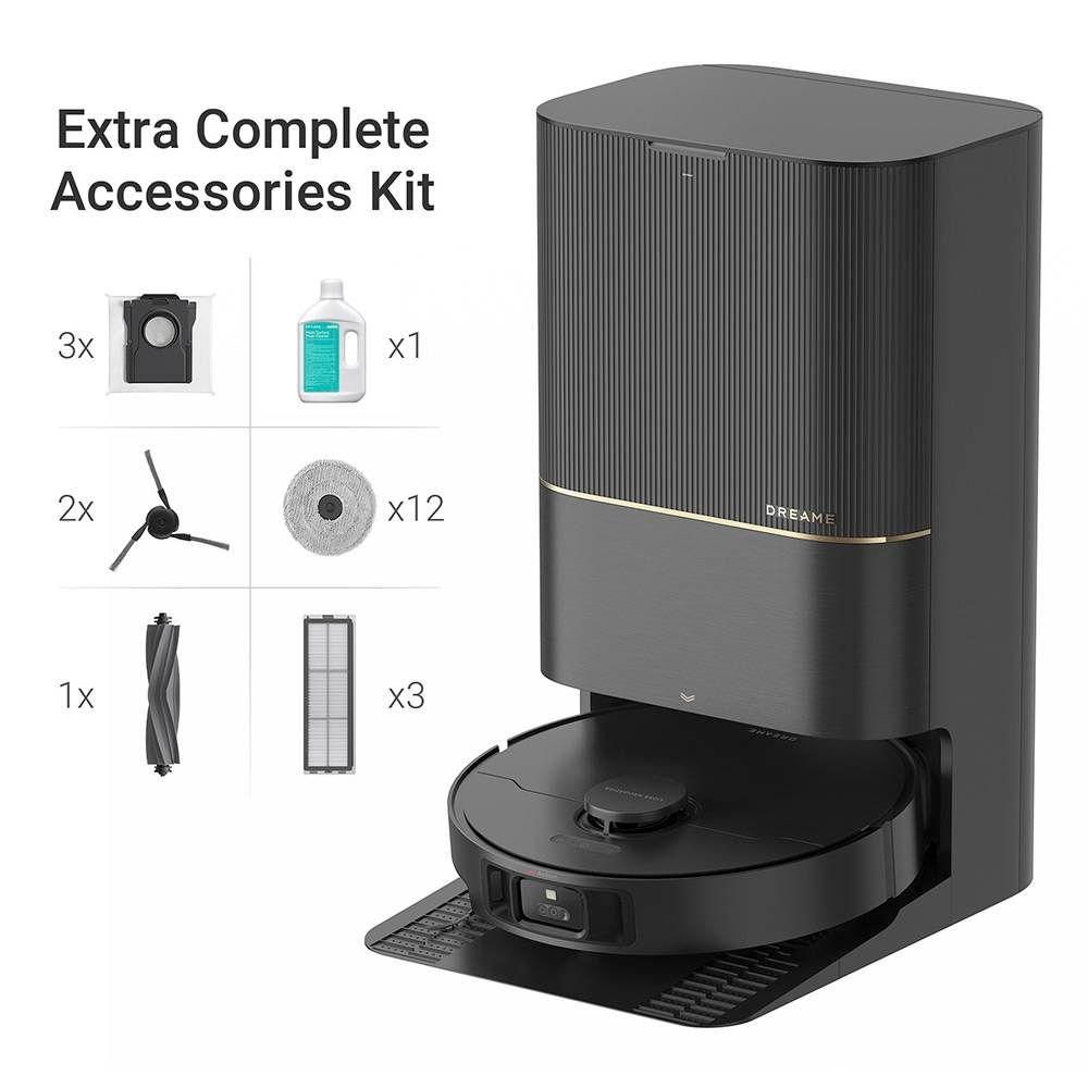 Aspirador DREAME X40 Ultra Complete (12000 Pa - 260 min - 6400 mAh - Preto) — miniatura 2