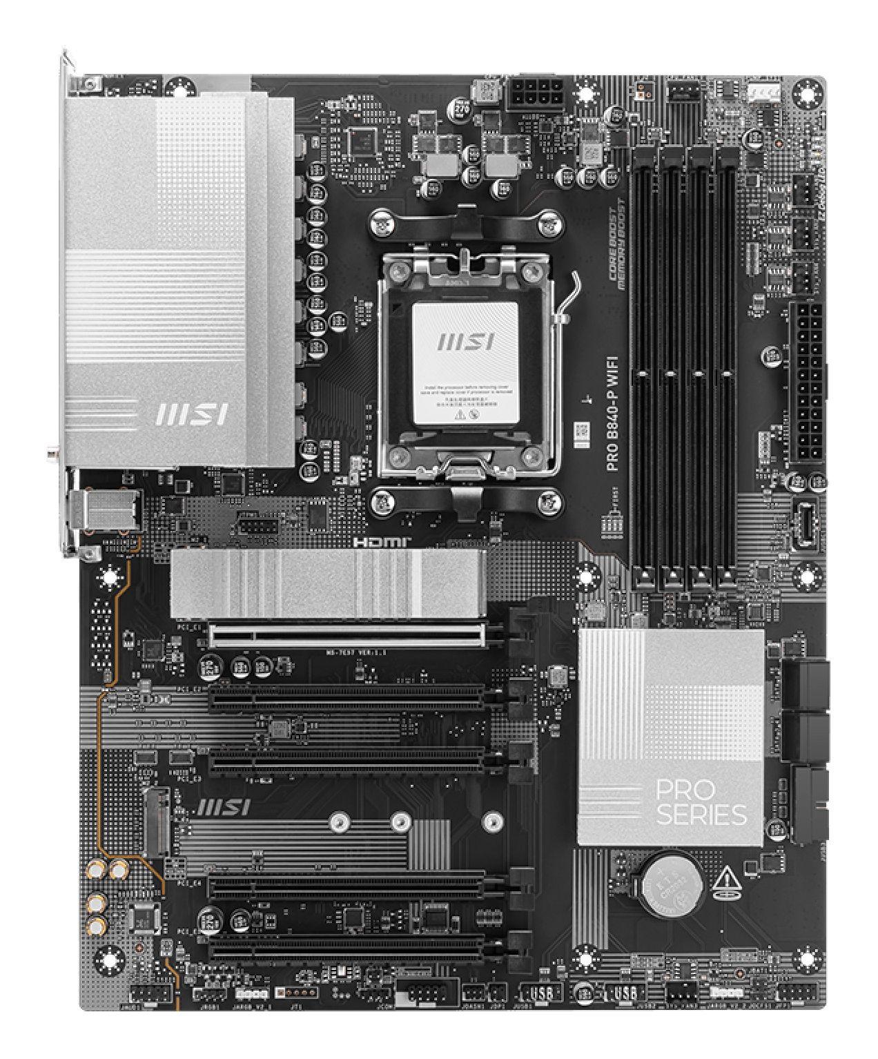 Motherboard MSI PRO B840-P WIFI (AM5 - ATX - Duplo canal - Preto), miniatura 2