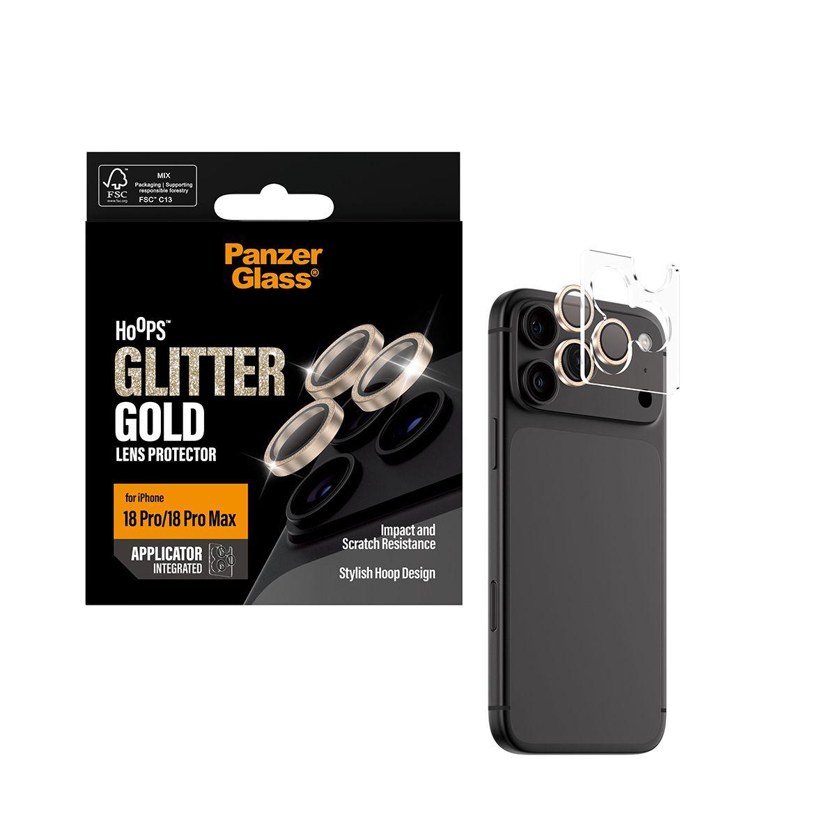 Protetor de Lentes de Câmara PANZERGLASS Hoops (Silicone - Dourado) — miniatura 5
