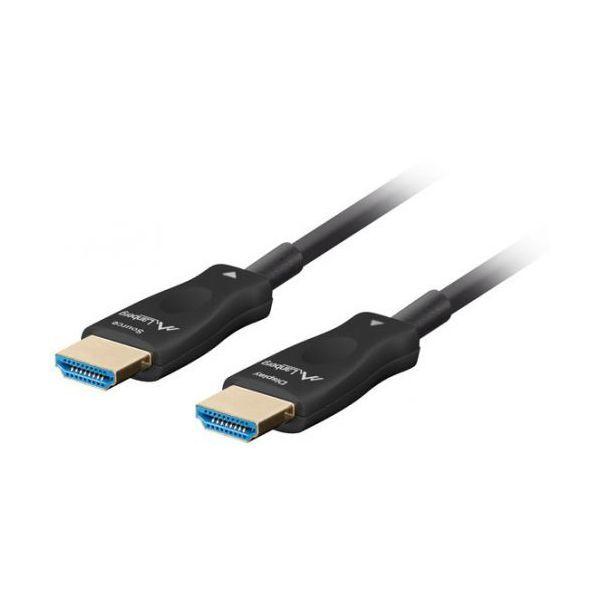 Cabo HDMI de Fibra Ótica Ativa LANBERG CA-HDMI-30FB-0300-BK (30 m - 240 Hz - HDMI Type A - Preto), miniatura 2