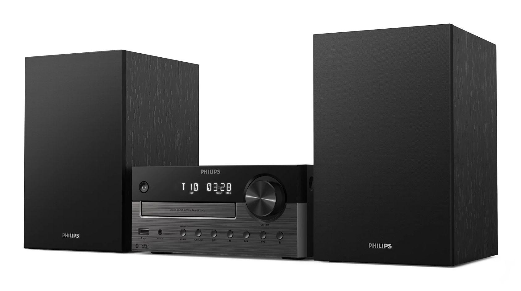 Aparelhagem de Som PHILIPS TAM4505M2/12 (80 W - Preto e Cinzento Escuro) — miniatura 3