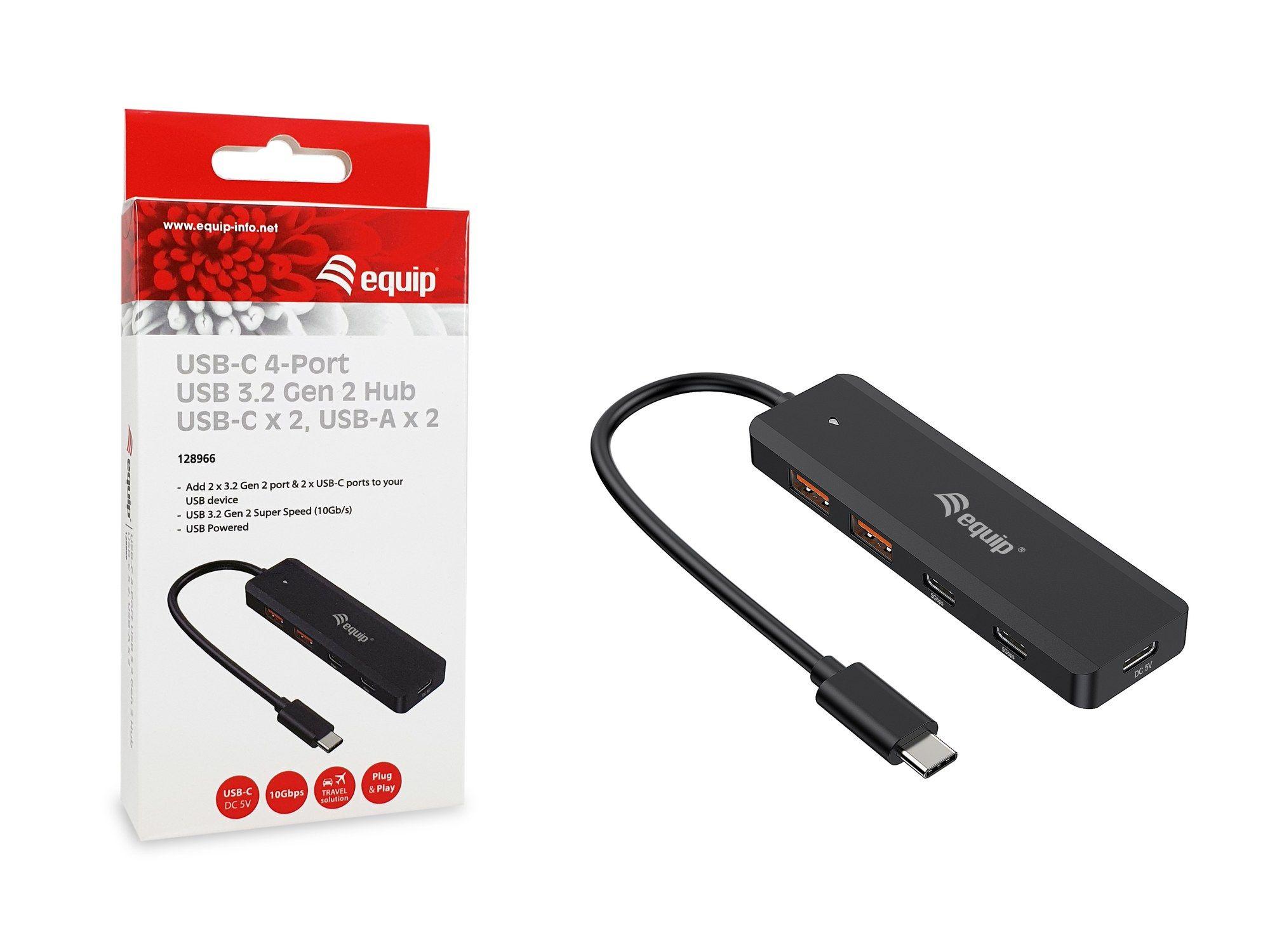 Hub USB-C EQUIP 128966 (0,18 m - Preto) — miniatura 8