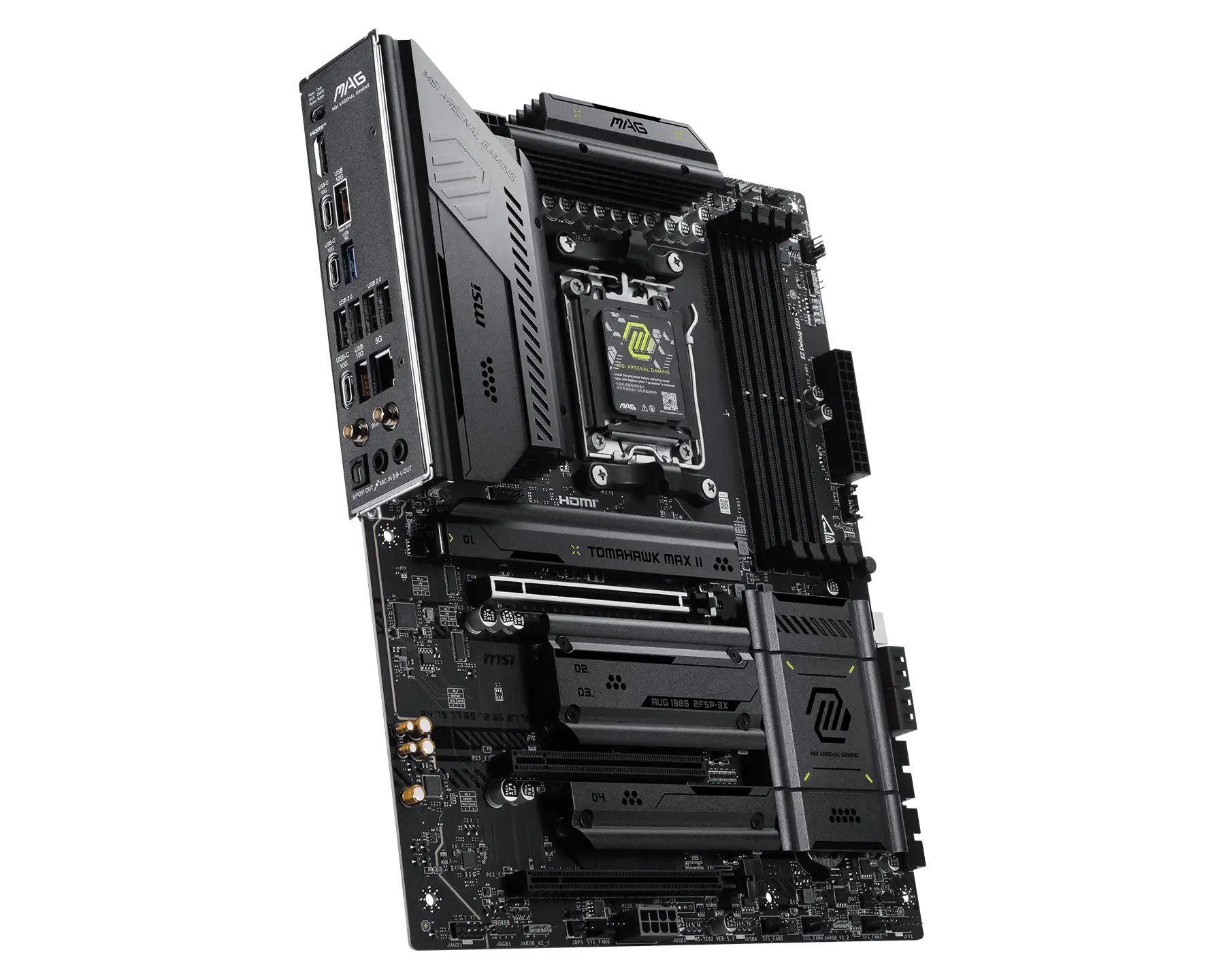 Motherboard MSI MAG B850 TOMAHAWK MAX WIFI II (AM5 - ATX - Duplo canal - Preto), miniatura 3