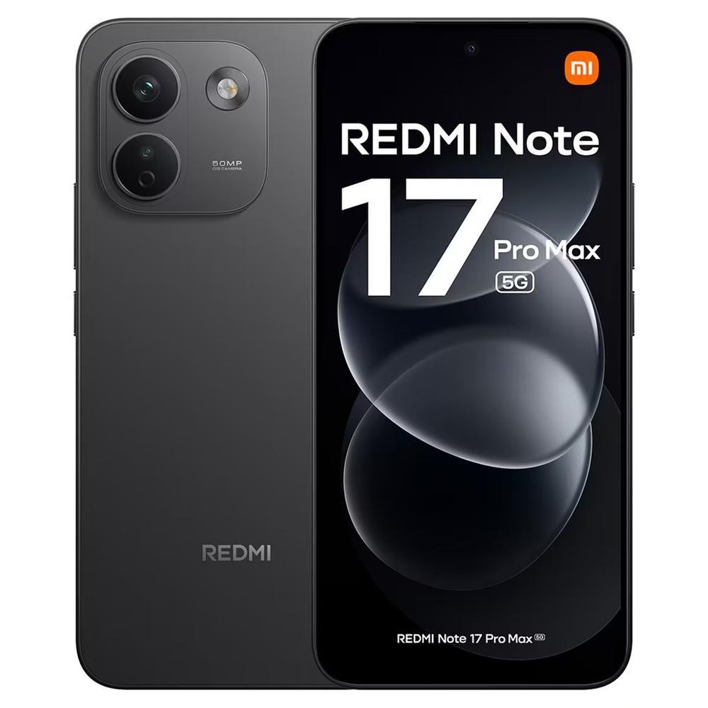Smartphone XIAOMI Redmi Note 17 Pro 5G (6GB/256GB - 6,83" - Preto)