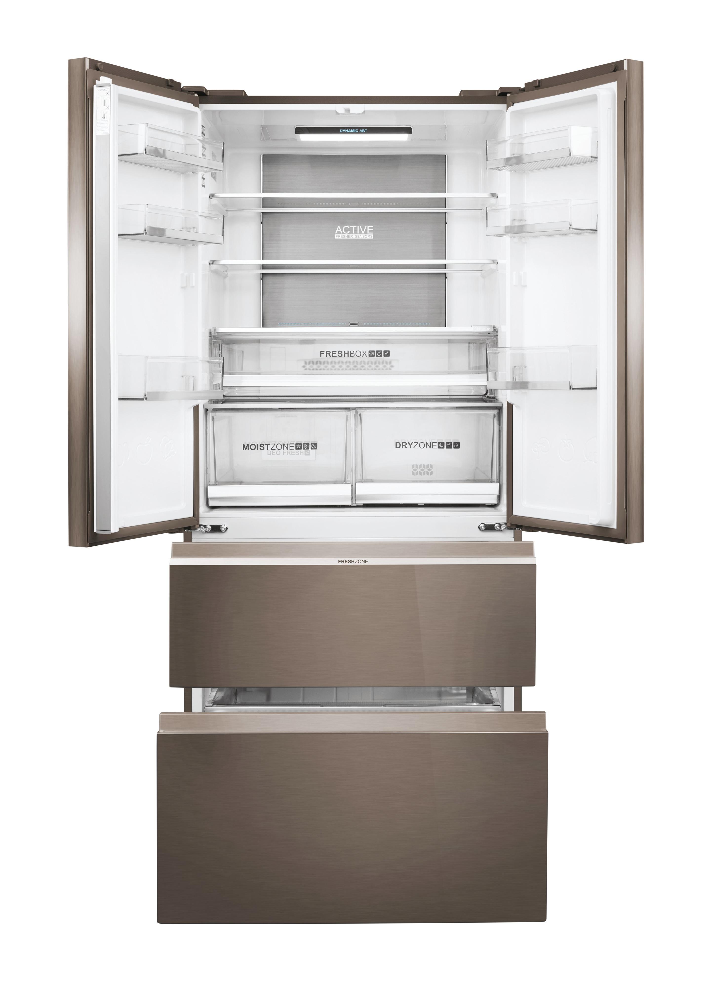 Frigorífico Americano Independente HAIER HB18FGSAAA (539 l - 190x83x66,9 cm - 83 cm - Titânio) — miniatura 2