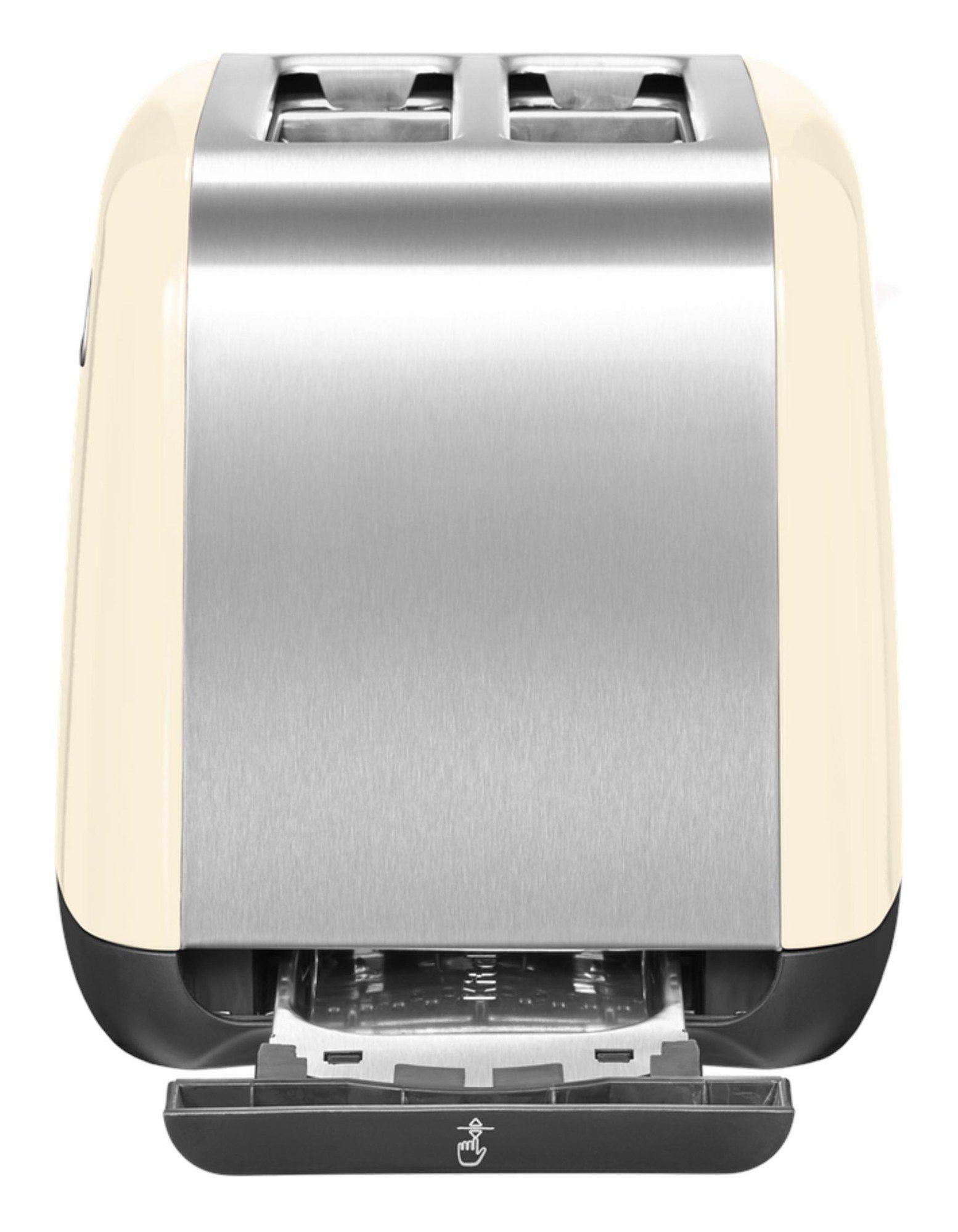 Torradeira KITCHENAID 5KMT221EAC (1100 W - 2 fatias - Metal - Creme Amêndoa) — miniatura 3
