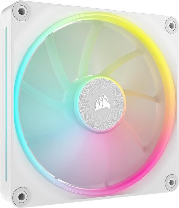 Ventoinha CORSAIR iCUE LINK LX140 RGB (Plástico - RGB multicolorida - Branco)