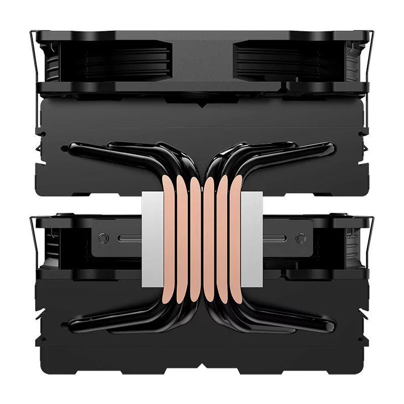 Dissipador CPU HIDITEC C40 Pro PWM (14 cm - 1800 RPM - 4-pin - Preto), miniatura 6