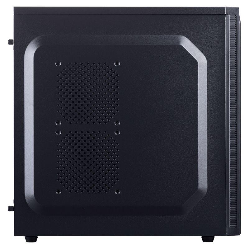 Caixa Semitorre PC HIDITEC KLYP (ATX, micro ATX - Tower - Sintéticos ABS, SECC - Preto) — miniatura 3
