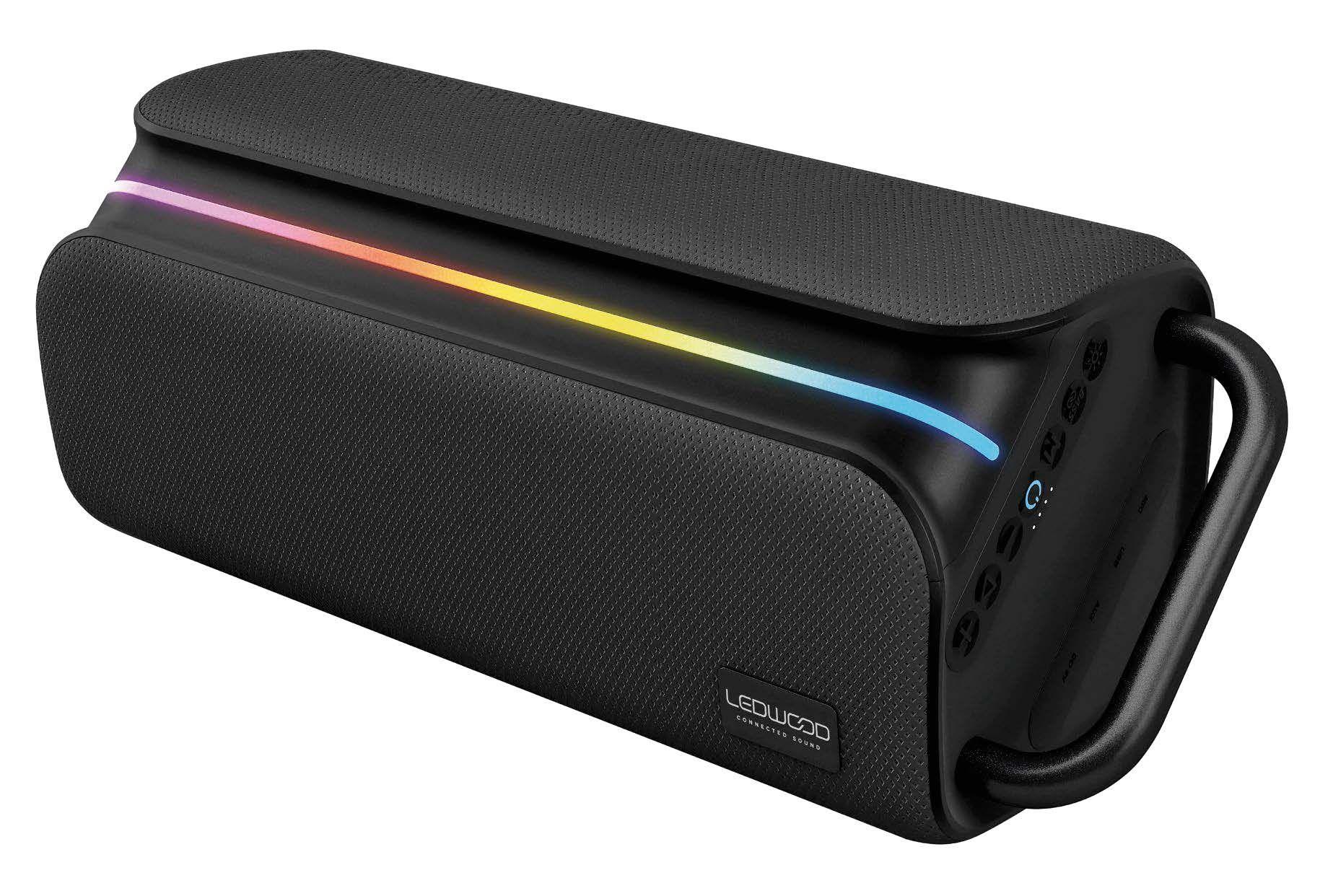 Coluna Portátil Bluetooth LEDWOOD DROP500 (125 W - Bluetooth)