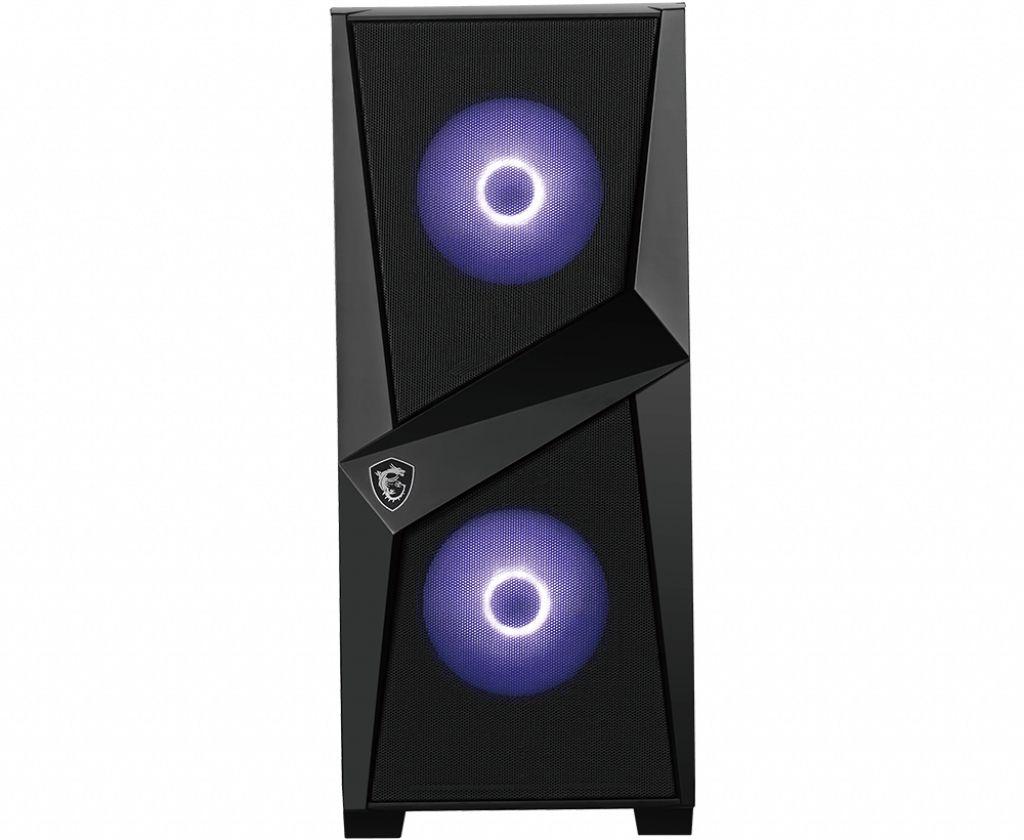 Caixa PC MSI MAG Forge 100M (ATX, micro ATX, Mini-ITX - Midi Tower - ATX, Micro-ATX, Mini-ITX - Preto) — miniatura 4
