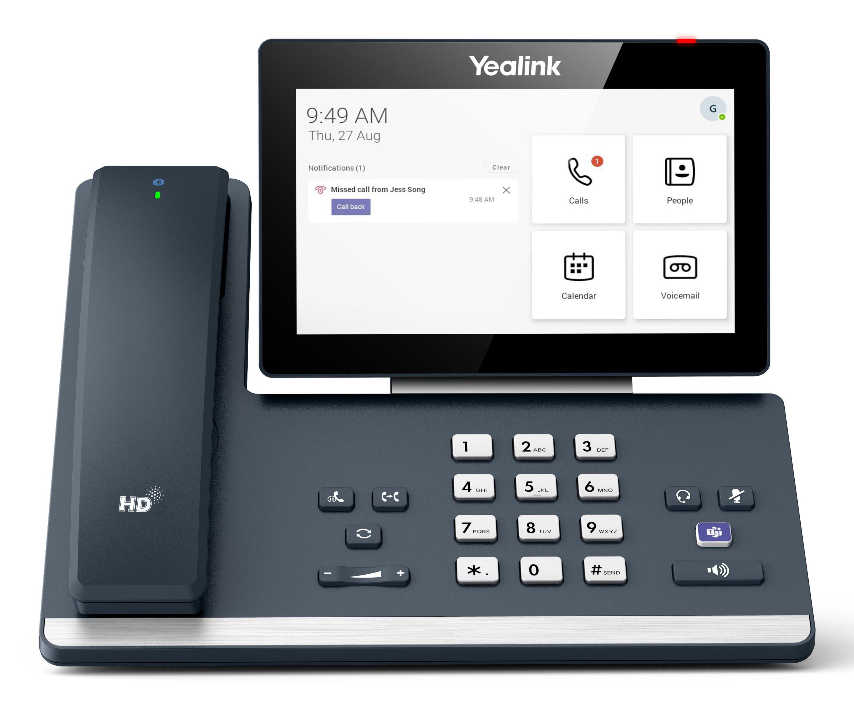 Telefone IP YEALINK MP58-WH-Teams E2 (Android 13 - Cinzento)